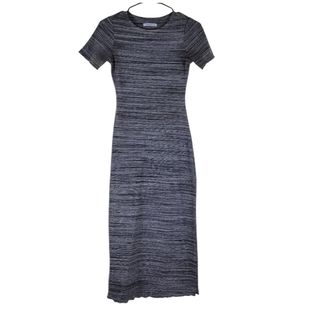 Reformation Perry Midi Grey Dress Size XS